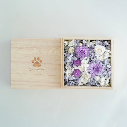 王道サイズの桐箱供花