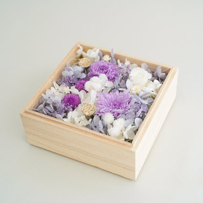王道サイズの桐箱供花